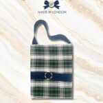 green tartan bag